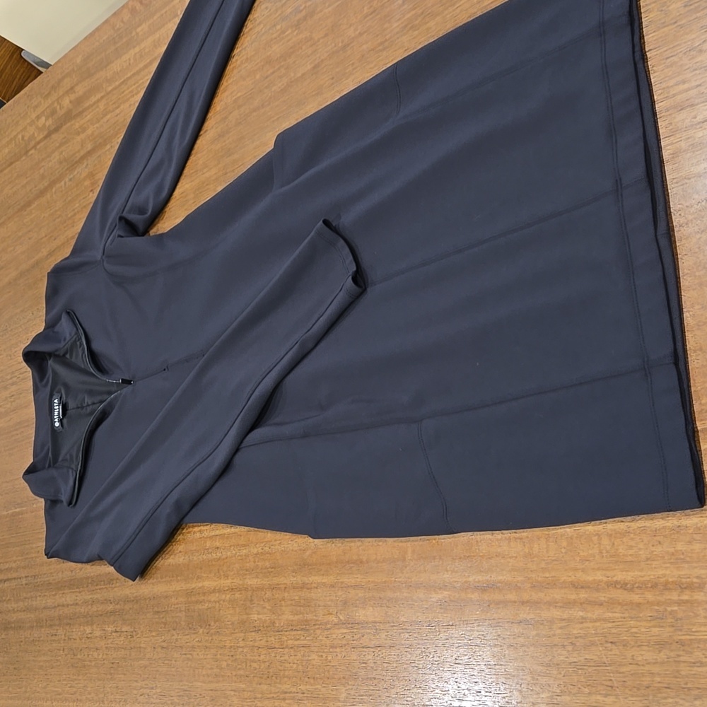 Athleta Delancey Skyline Black UPF 50+ Sculptek Dress